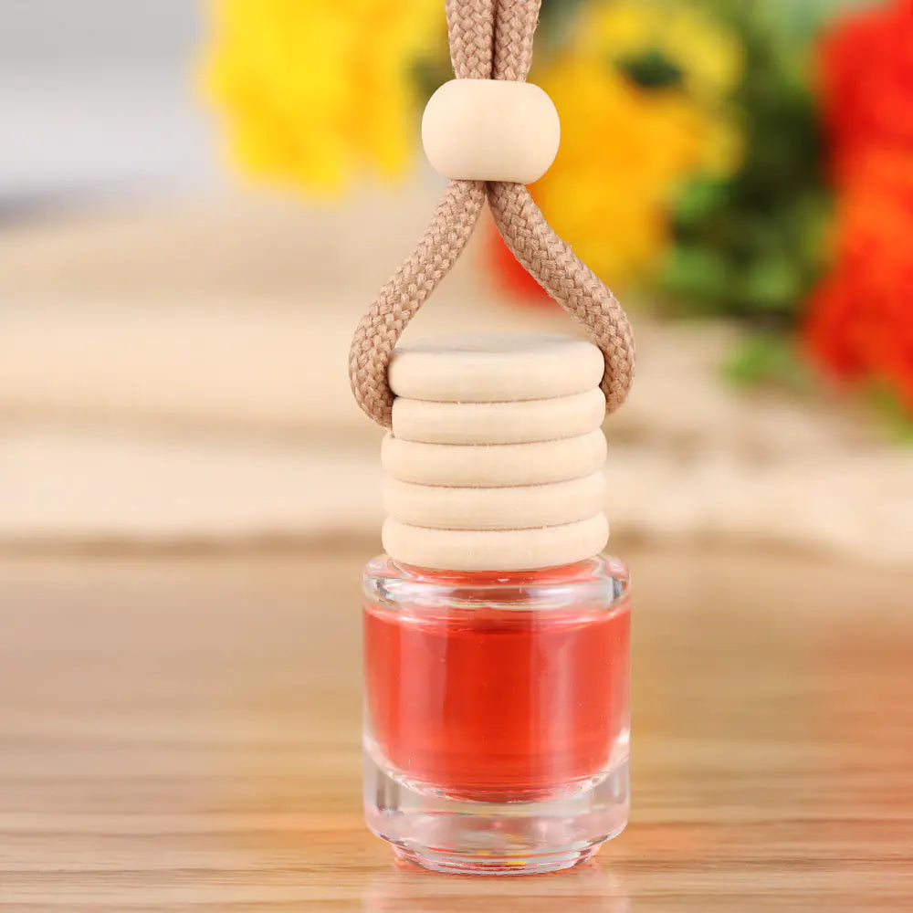 Luxury Hanging Car Air Freshener – Natural Essential Oil Diffuser