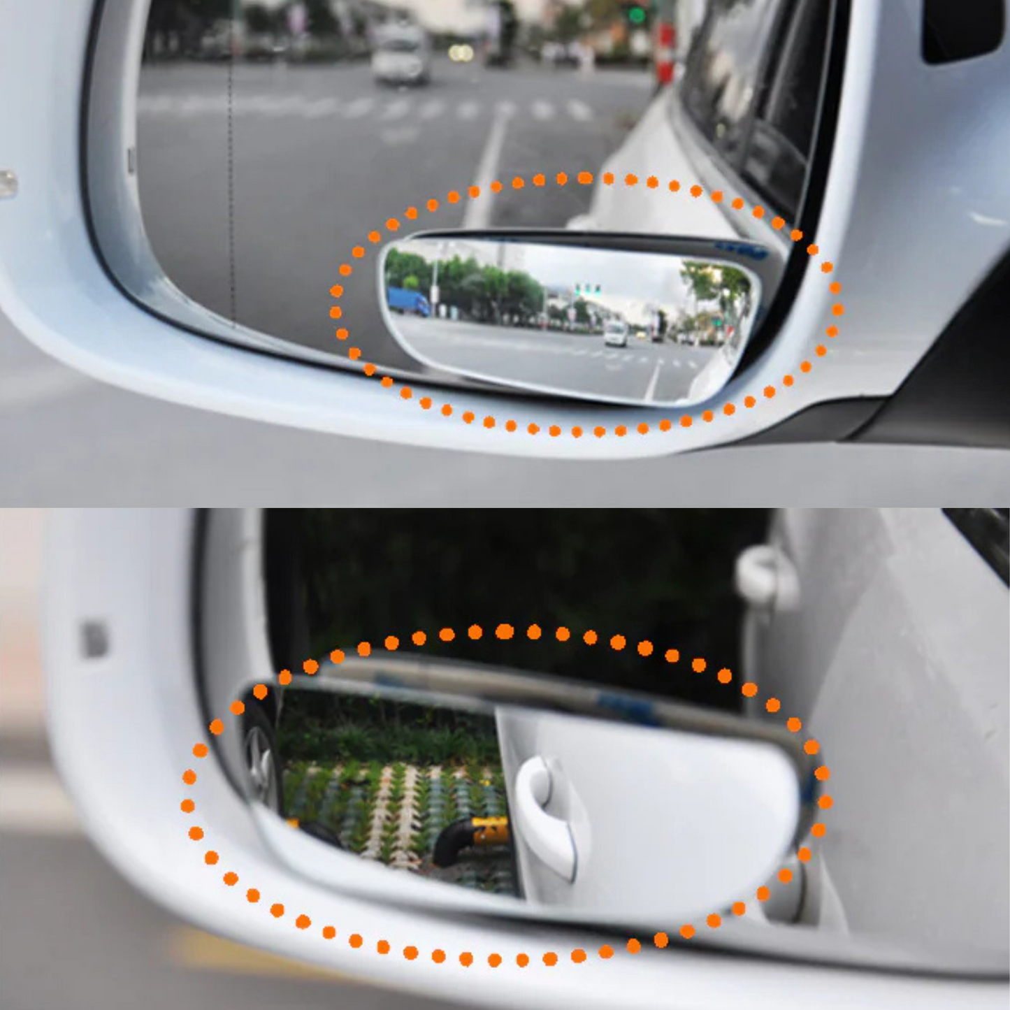 Auxiliary Blind Spot Mirror – With Adjustable Mounting Bracket