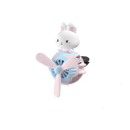 Pilot Car Air Freshener with Rotating Propeller