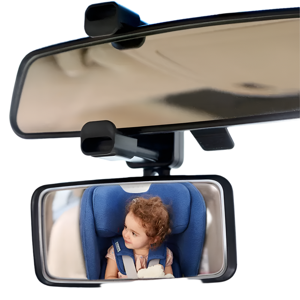 Panoramic Safety Mirror for Parents, Rideshare & Everyday Drivers