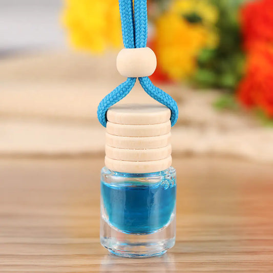 Luxury Hanging Car Air Freshener – Natural Essential Oil Diffuser